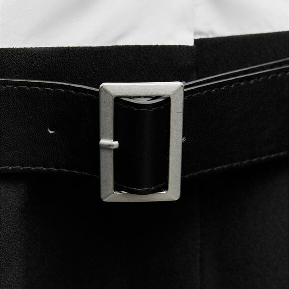 NWT ZARA BELTED COMBINATION DRESSβZW COLLECTION - Picture 8 of 9